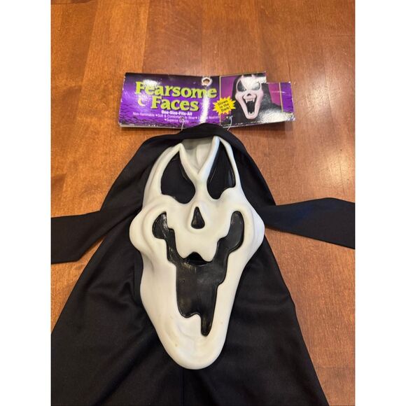 Vintage w tags fearsome faces scream mask glows in the dark - Picture 2 of 4